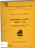 Teleimpressor Olivetti modelo T2-CA