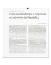 PDF_Comunicabilidades e empatias no advento da República