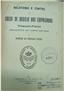 capa_Relatorio e contas da caixa de auxilio dos empregados telegrapho-postaes : relativo ao anno de 1906 e parecer da comissão revisora de contas