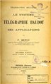 Le systéme de télégraphie Baudot et ses applications