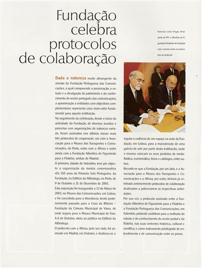 Fundação celebra protocolos de colaboração