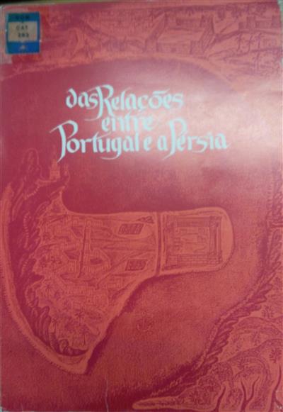 capa_Das relações entre Portugal e a Pérsia, 1500-1758