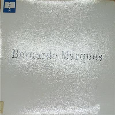 capa_Bernardo Marques : obras de 1950 a 1960