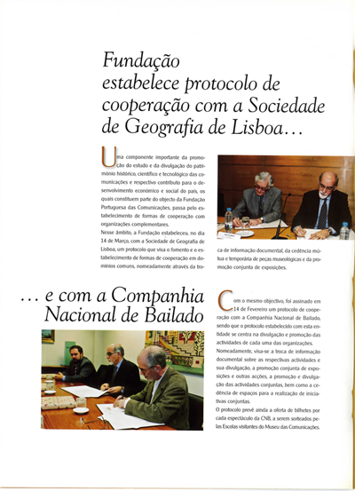 Fundação estabelece protocolo de cooperação com a Sociedade de Geografia de Lisboa
