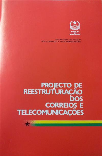 capa_Projecto de reestruturação dos correios e telecomunicações