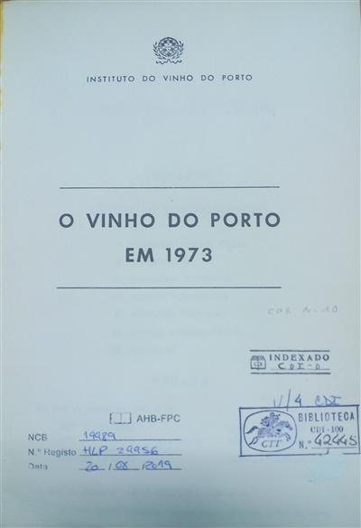 capa_O vinho do Porto em 1973
