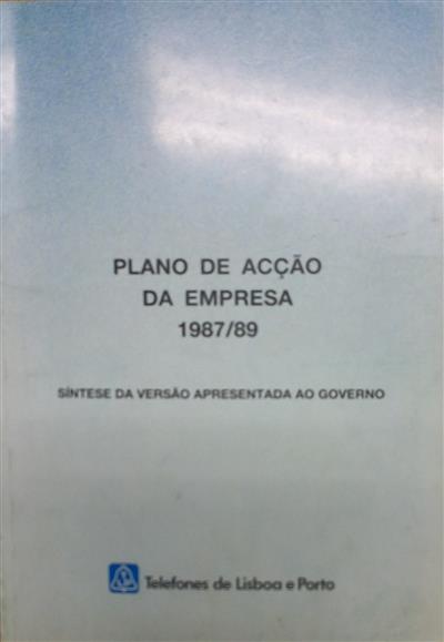 Plano de acção da empresa 1987/89 : síntese da versão apresentada ao governo