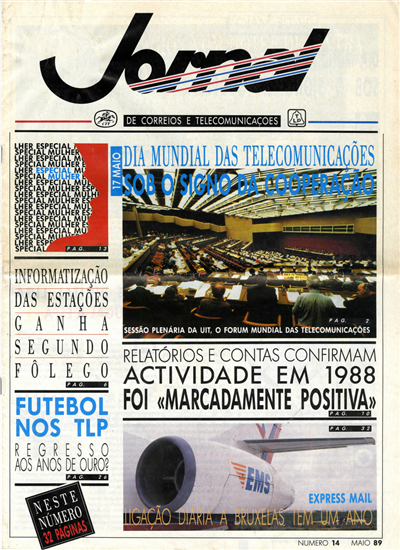 Capa Jornal de Correios e Telecomunicações  nº14 Maio 1989.pdf