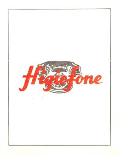 Capa "O dispositivo Higiofone"