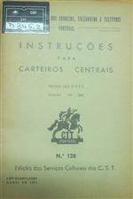 capa_Instruções para carteiros centrais : revistas pela DSE 2 em 1956