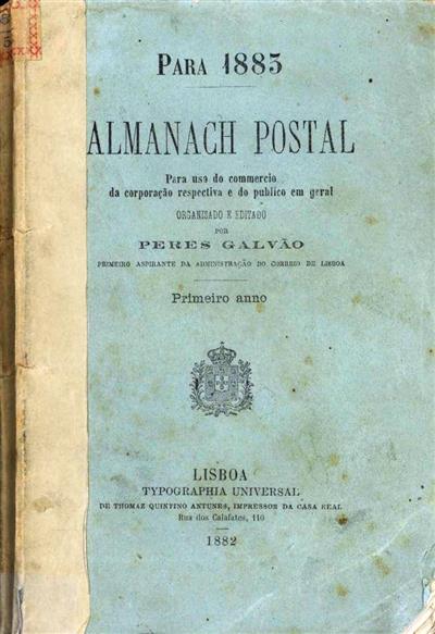 Capa "Almanach postal"