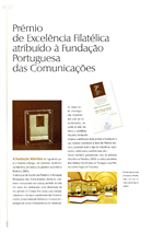 PDF _ Prémio de excelência Filatélica atribuído à Fundação Portuguesa das Comunicações