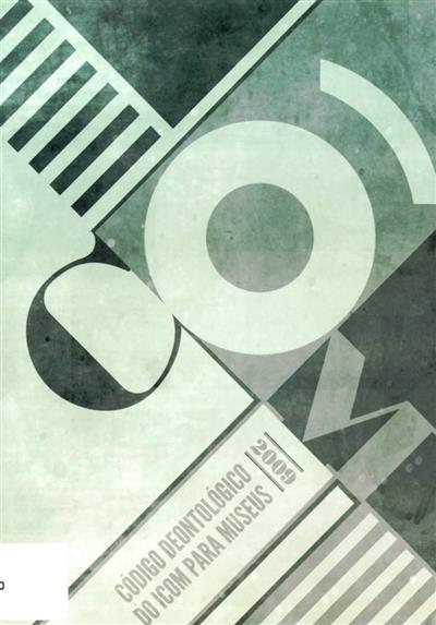 Capa "Código deontologico do ICOM para museus" (2009)