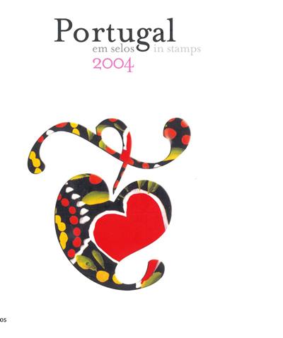 Capa do livro"Portugal em selos 2004"