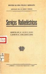 Capa do livro"Serviços radioeléctricos"