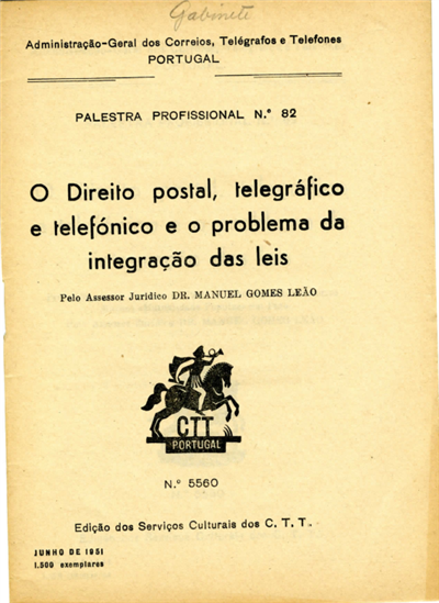 O direito postal, telegrafico e telefónico e o problema da integração das leis.pdf