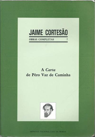 Capa_A carta de Pêro Vaz de Caminha _ Jaime Cortesão