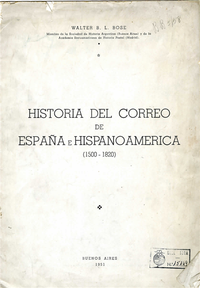 Historia del correo de espana e hisponoamerica