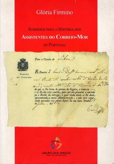 Capa _Subsídios para a História dos Assistentes do Correio-Mor de Portugal
