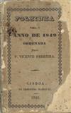 Capa do livro"Diario ecclesiastico para o reino de Portugal principalmente para a cidade de Lisboa"