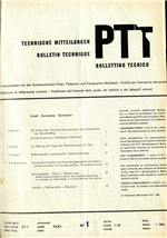 Technische Mitteilungen PTT