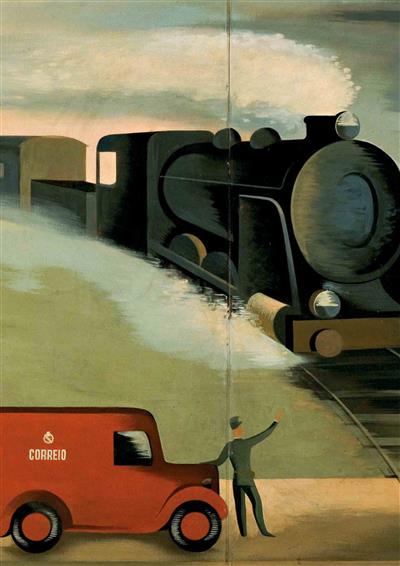 O transporte de correio ferrovário (pormenor), Maria Keil, 1942.jpg