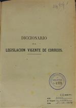 capa_Diccionario de la legislacion vigente de correos