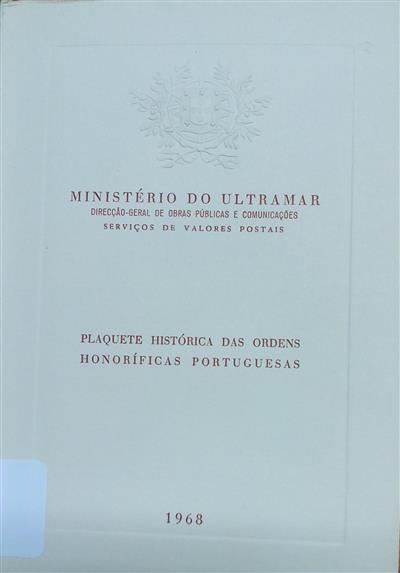 Plaquete histórica das ordens honoríficas portuguesas