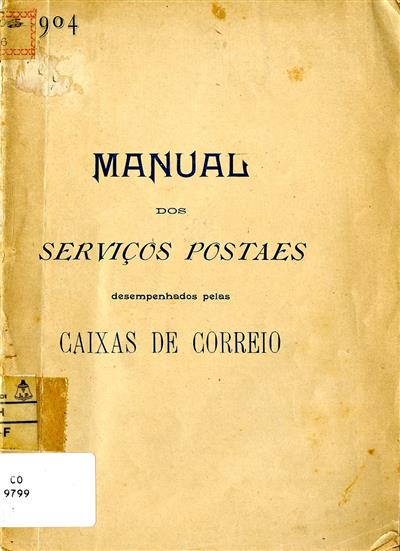 1904_ Manual dos serviços postaes desempenhadas pelas caixas de correio
