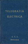 Capa do livro"Telegrafia eléctrica"