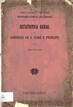 capa_1915_Estatística geral dos correios de São Tomé e Príncipe_ano de 1913
