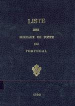 Capa do livro"Liste des bureaux de poste du Portugal 1893"