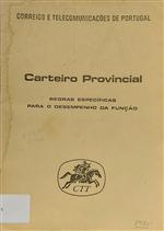 1975_Carteiro provincial, regras específicas para o desempenho da função_CO 18145