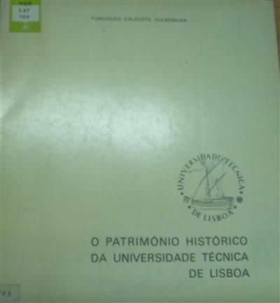 capa_O património histórico da Universidade Técnica de Lisboa