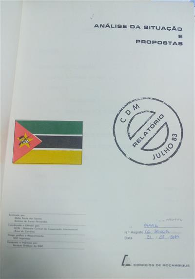 capa_Análise da situação e propostas : relatório 1983
