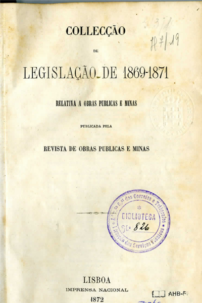 Collecção de Legislação de 1869-1871