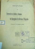 capa_Estatutos da cooperativa de credito e consumo dos empregados dos Correios e telegrafos : escritura de 7 de Setembro de 1920