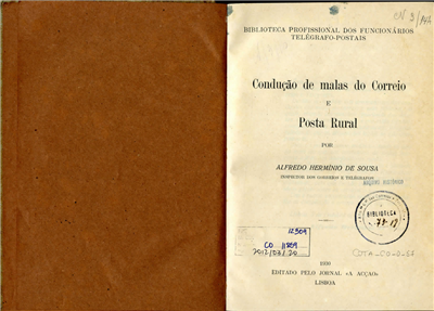 PDF_ 1.º capitulo_1930_Condução de malas do correio e  posta rural _CO 11859