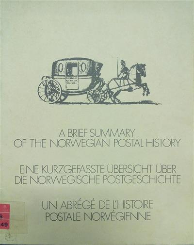 capa_A brief summary of the norwegian postal history
