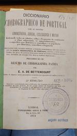 1874_Diccionario chorographico de Portugal com as divisões administrativa, judicial, ecclesiastica e militar_ CO 10950