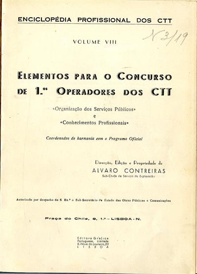 1941_Organização dos serviços públicos