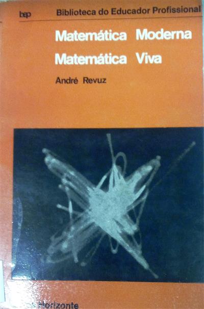 capa_Matemática Moderna Matemática Viva