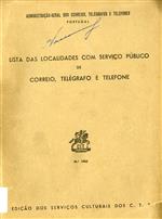 1957_Lista das localidades com serviço público de correio, telégrafo e telefone