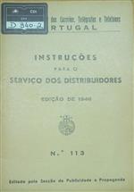 capa_Instruções para o serviço dos distribuidores 1946